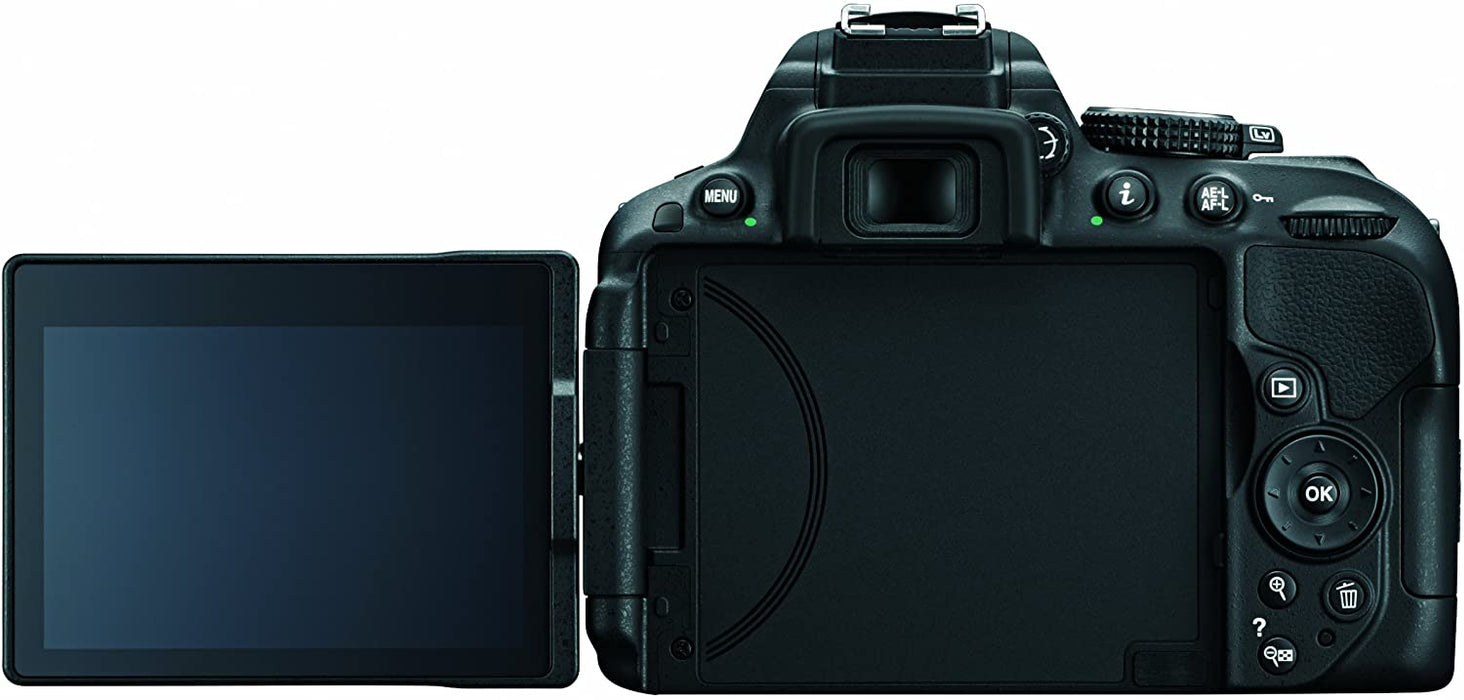 Nikon D5300 24.2 MP CMOS Digital SLR Camera with Built-in Wi-Fi and GPS Body Only (Black)