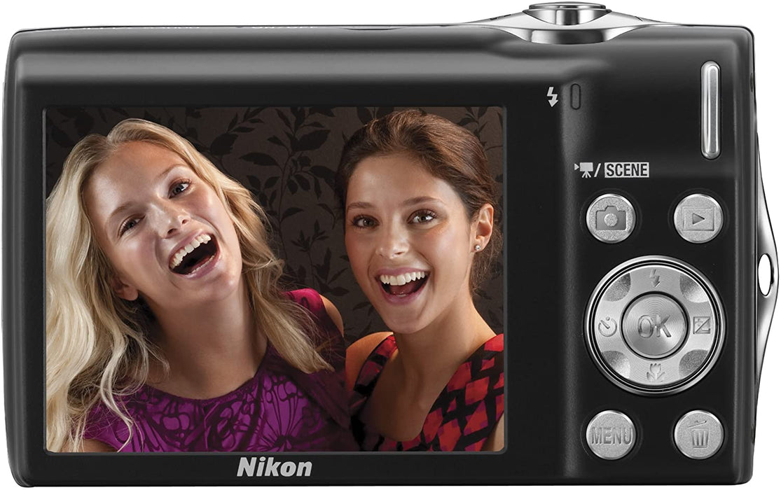 Nikon Coolpix S3000 12.0 MP Digital Camera with 4x Optical Electronic Vibration Reduction (VR) Zoom and 2.7-Inch LCD (Plum)