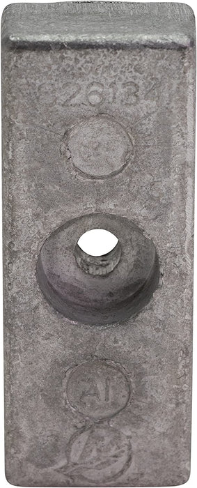 Quicksilver 826134Q Side Pocket Aluminum Anode - Mercury Mariner and Force Outboards