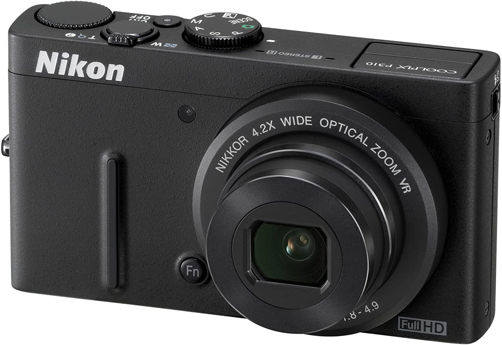 Nikon COOLPIX P310 16.1 MP CMOS Digital Camera with 4.2x Zoom NIKKOR Glass Lens and Full HD 1080p Video (OLD MODEL)
