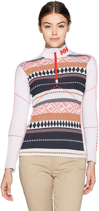 Helly-Hansen W Hh LIFA Active Graphic 1/2 Zip Baselayer Top