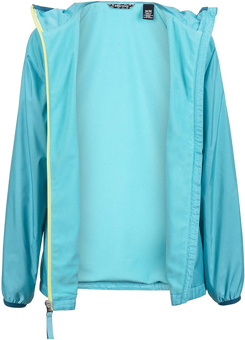 Marmot Girl's Ether Lightweight Hooded Windbreaker Jacket