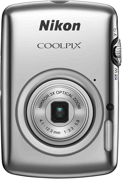 Nikon COOLPIX S01 10.1 MP Digital Camera with 3x Zoom NIKKOR Glass Lens (Silver)