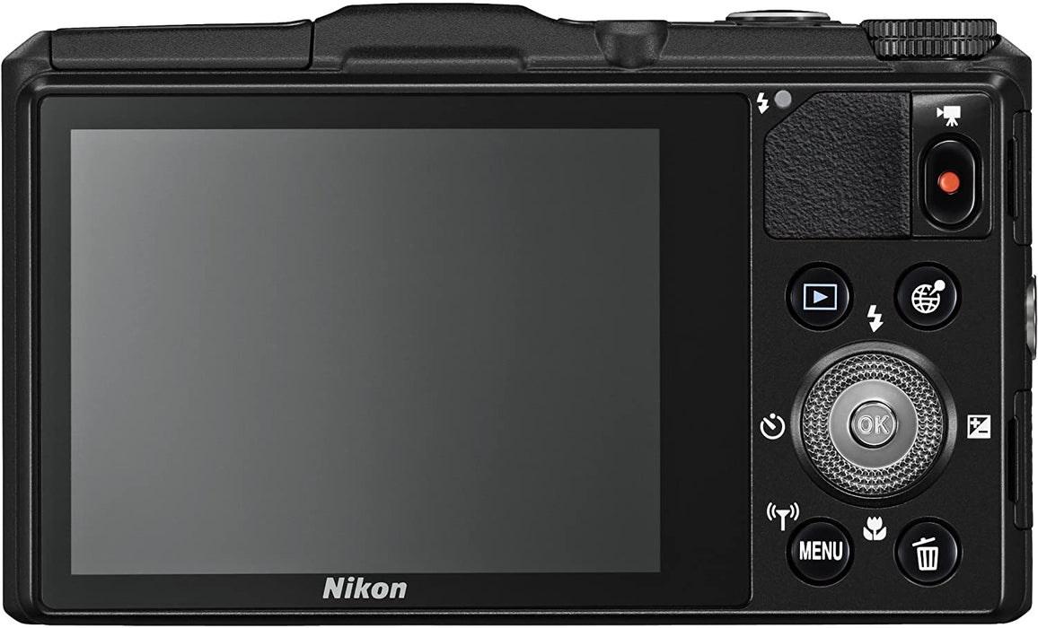 Nikon COOLPIX S9700 16.0 MP Wi-Fi Digital Camera with 30x Zoom NIKKOR Lens, GPS, and Full HD 1080p Video (Black)