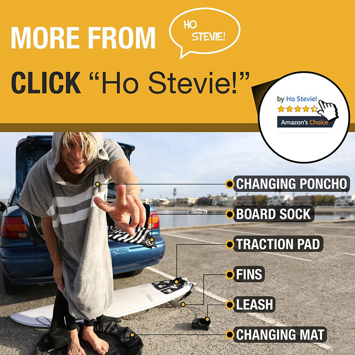 Ho Stevie! Surfboard Twin Keel Fins (2 Fins) - FCS or Futures Sizes, with Fin Bag, Screws, Wax Comb and Fin Key - Fins for Fish Surf Boards