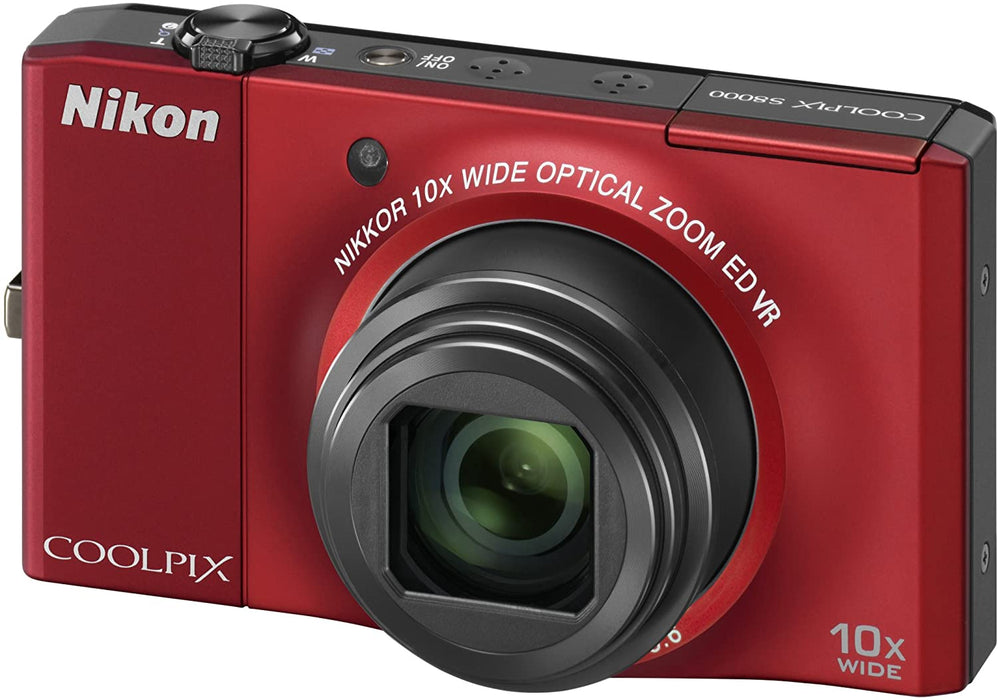 Nikon Coolpix S8000 14.2MP Digital Camera with 10x Optical Vibration Reduction (VR) Zoom and 3.0-Inch LCD (Black)