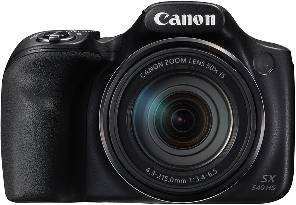 Canon PowerShot SX540 Digital Camera w/ 50x Optical Zoom - Wi-Fi & NFC Enabled (Black), 1 - 1067C001