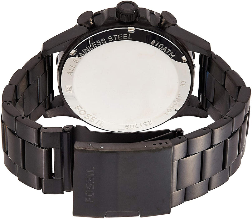 Fossil Men's Nate Stainless Steel Chronograph Quartz Watch