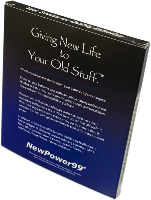 ewPower99 Battery Replacement Kit with Battery, Video Instructions and Tools for Garmin Nuvi 285W