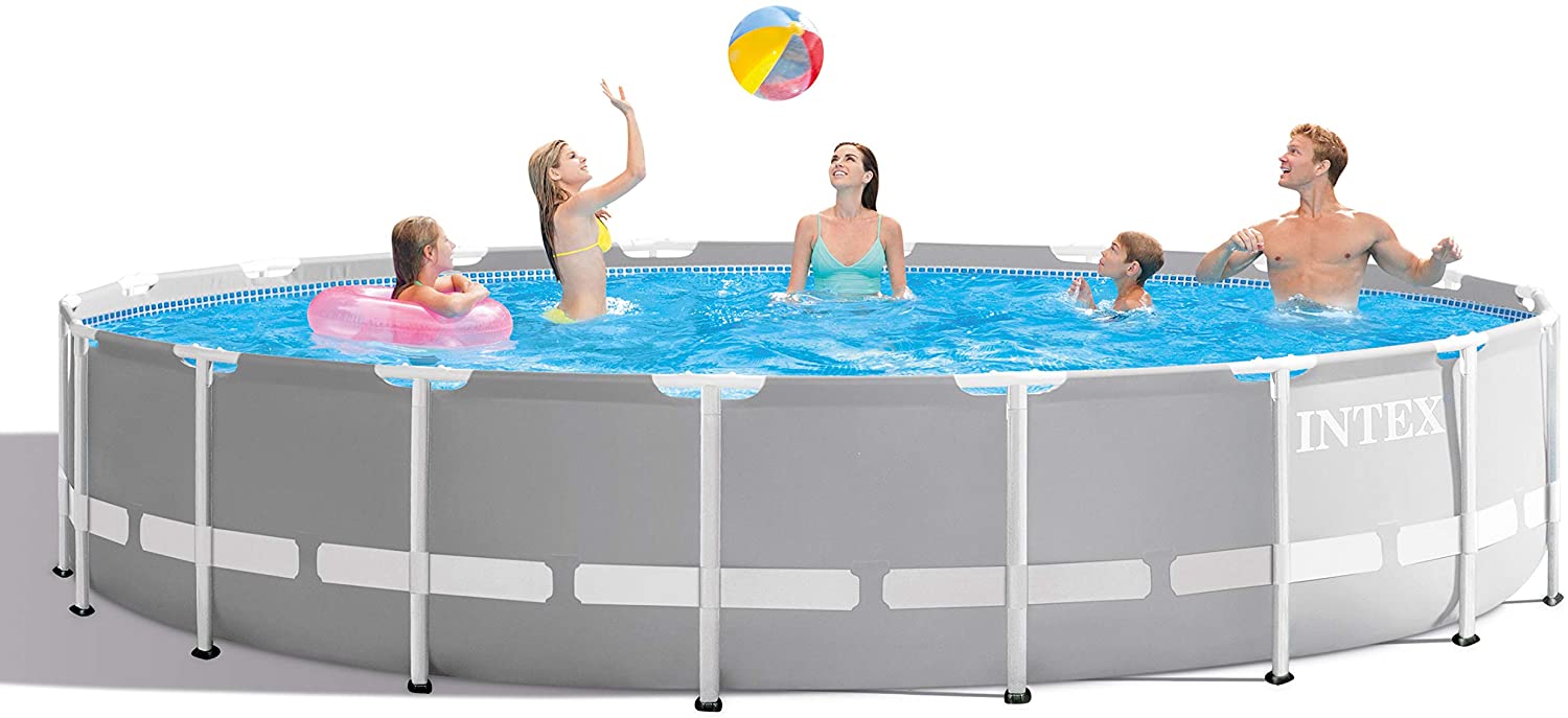 Intex Round Prism Frame Pool Set | 15ft x 48" | 26725EH model