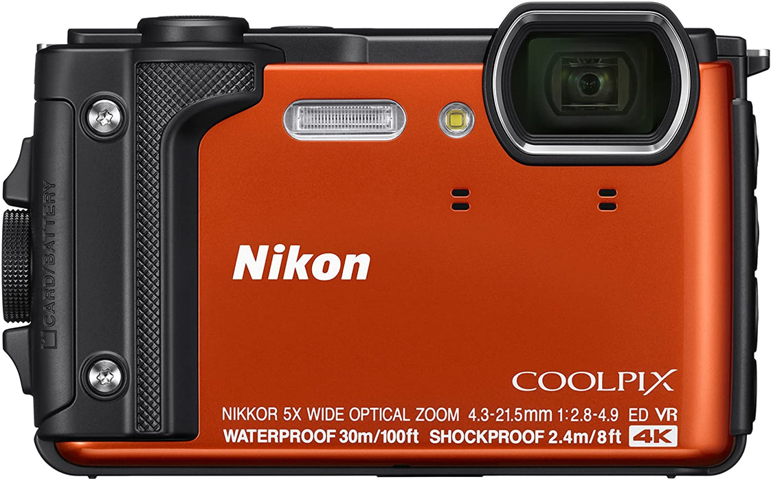 Nikon W300 Waterproof Underwater Digital Camera with TFT LCD, 3"