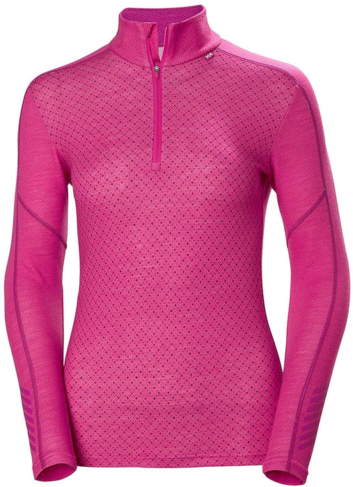 Helly-Hansen W Hh LIFA Merino Wool Graphic 1/2 Zip Baselayer Top