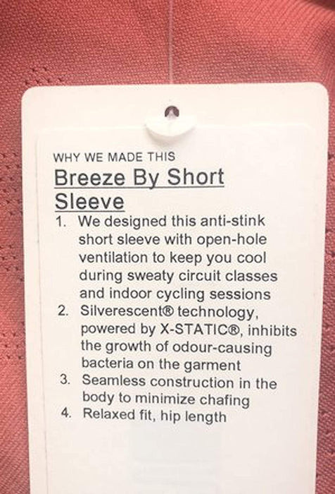 Lululemon Breeze by SS - RUSC/RUSC (Rustic Coral/Rustic Coral)