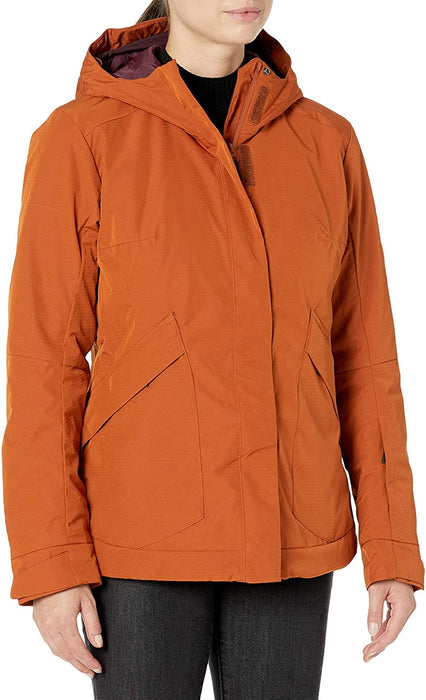 Salomon Snow Rebel Women's Ski Jacket, Winetasting/Heather