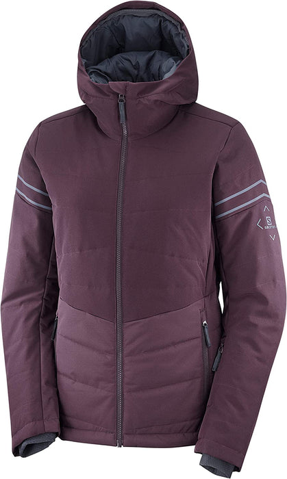 Salomon Edge Women's Ski Jacket, Icy Morn/Heather