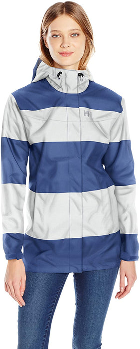 Helly Hansen Women's Bellevue Hooded Lightweight Packable Waterpoof Breathable Raincoat Jacket