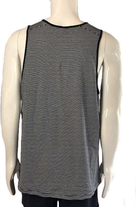 Lululemon 5 Year Basic Tank - ZWUI (Hyper Stripe White Black)