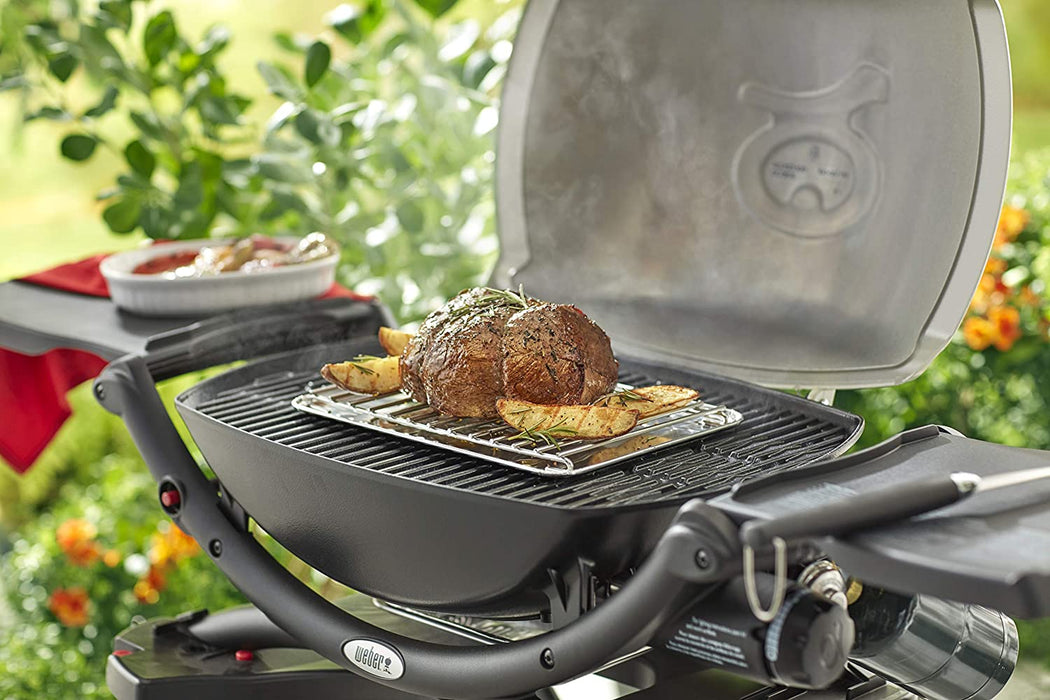 Weber 6563 Original Q Roast Rack for Grilling, Small