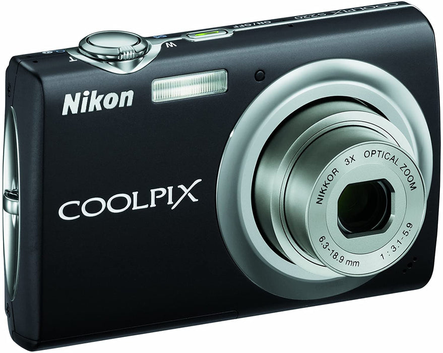 Nikon Coolpix S220 10MP Digital Camera with 3x  Optical Zoom and 2.5 inch LCD (Plum)