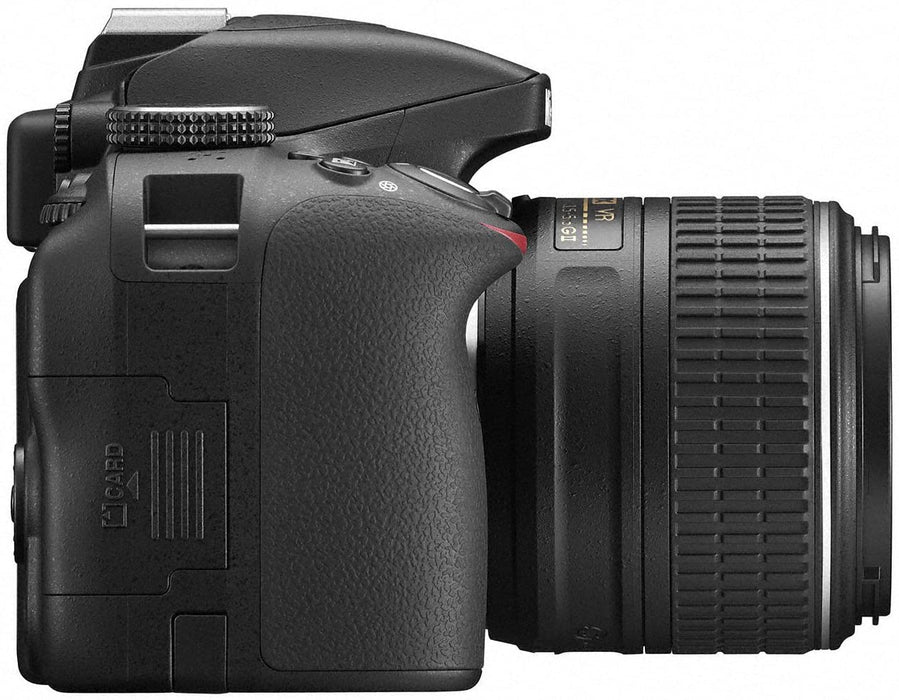 Nikon digital camera D3300 double zoom kit 18-55mm DX VR II & 55-200mm DX VR II Lenses2 Black