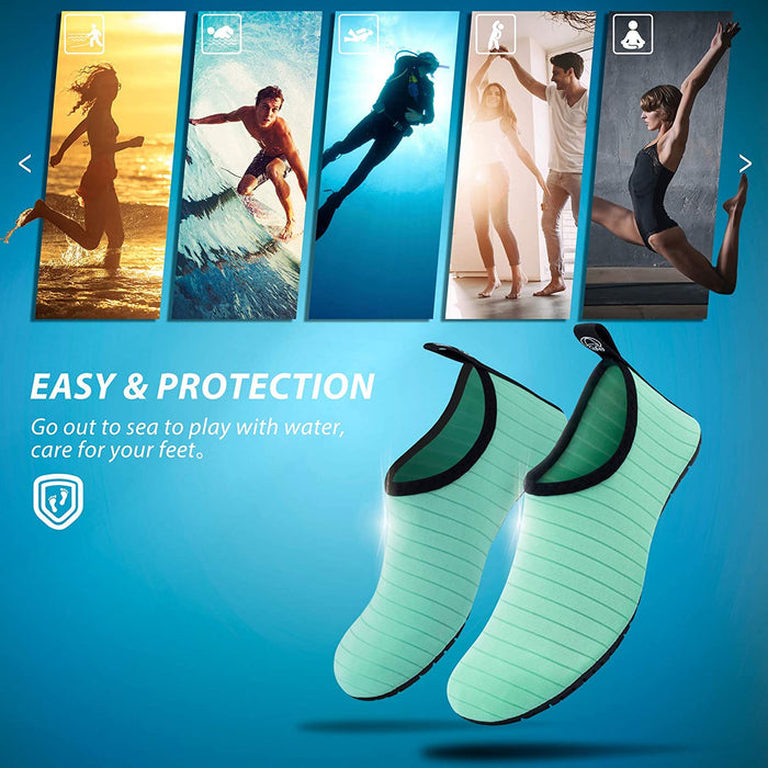 SIMARI Water Shoes Womens and Mens Quick-Dry Aqua Socks Barefoot for Outdoor Beach Swim Surf Yoga Exercise SWS001