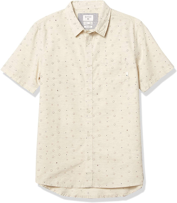 Quiksilver Men's Magnetic Roll Short Sleeve Woven Top