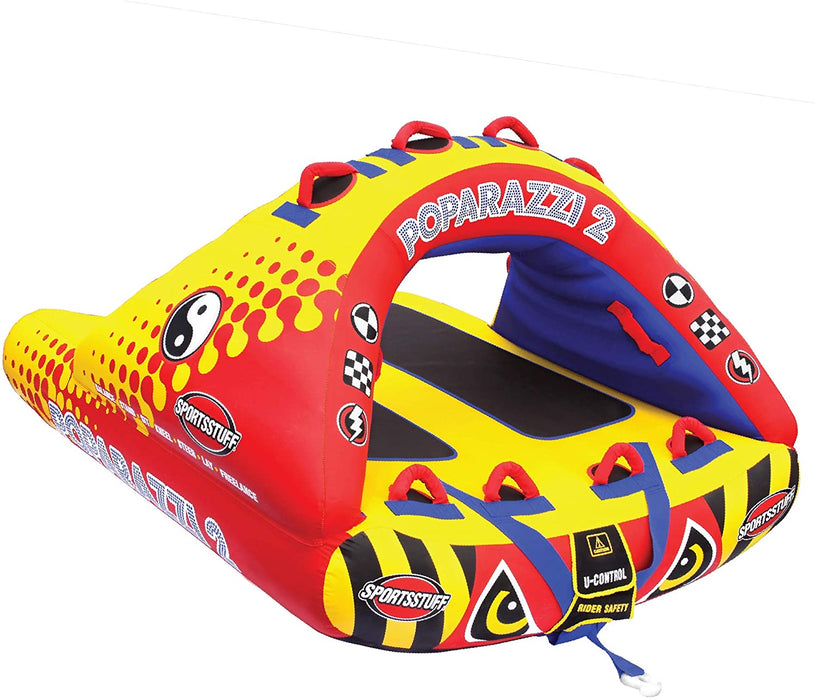 Sportsstuff Poparazzi | 1-3 Rider Towable Tube for Boating