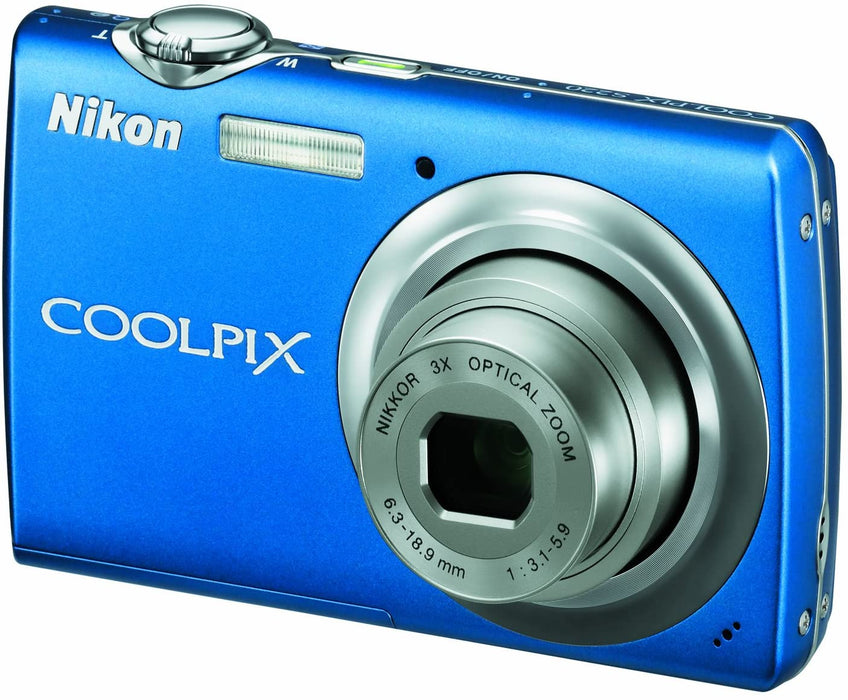 Nikon Coolpix S220 10MP Digital Camera with 3x  Optical Zoom and 2.5 inch LCD (Plum)