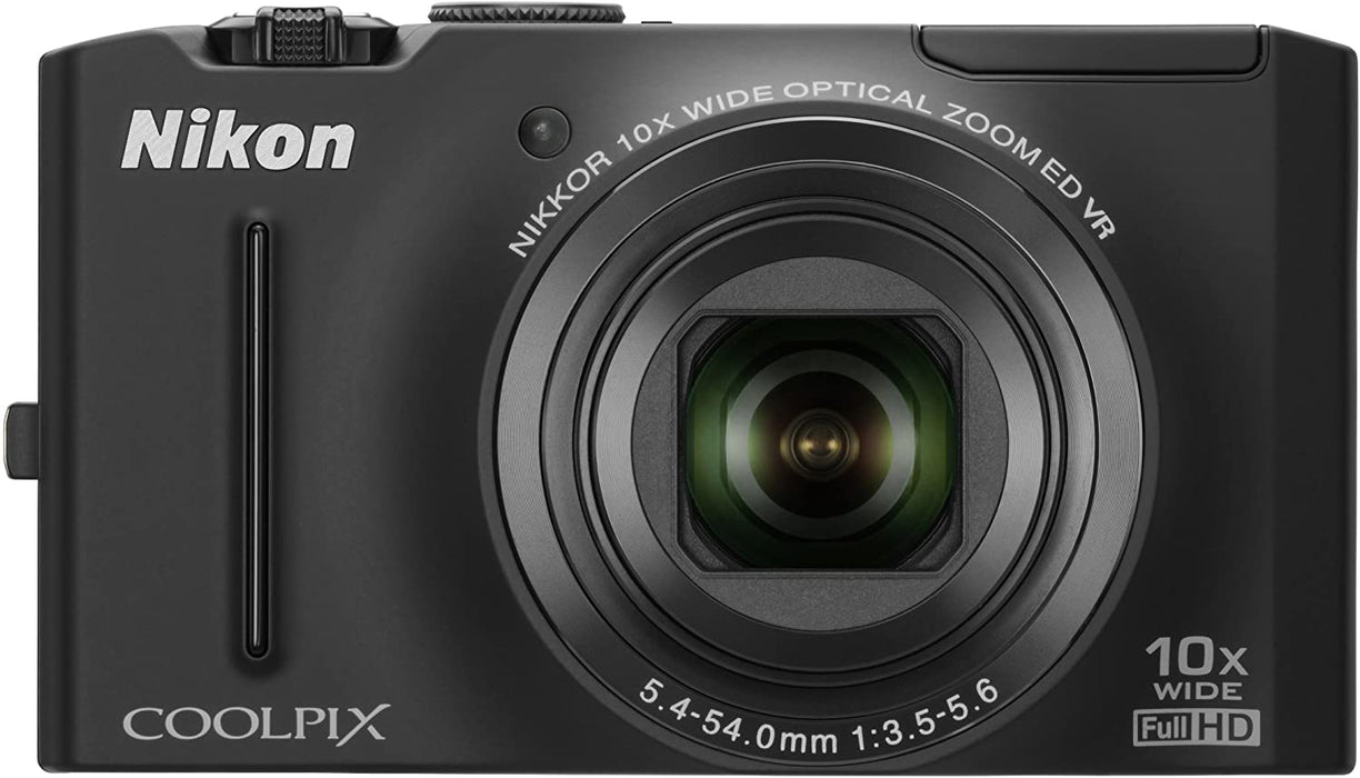 Nikon Coolpix S8100 12.1 MP CMOS Digital Camera with 10x Optical Zoom-Nikkor ED Lens and 3.0-Inch LCD (Black)