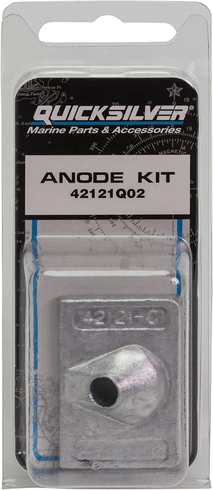 Quicksilver 42121Q02 Square Aluminum Anode Set - Mercury or Mariner and Force Outboards