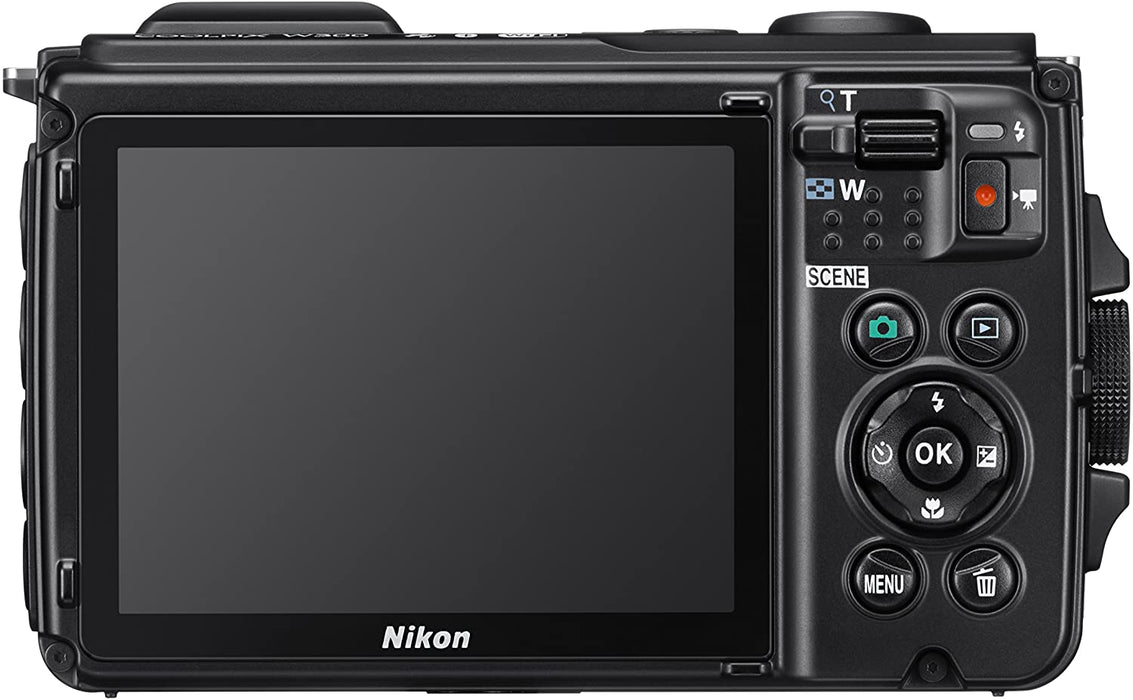Nikon W300 Waterproof Underwater Digital Camera with TFT LCD, 3"