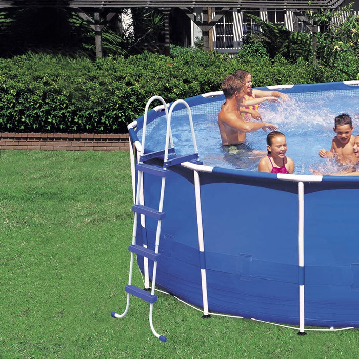 Intex 15ft X 48in Metal Frame Pool Set with Filter Pump, Ladder