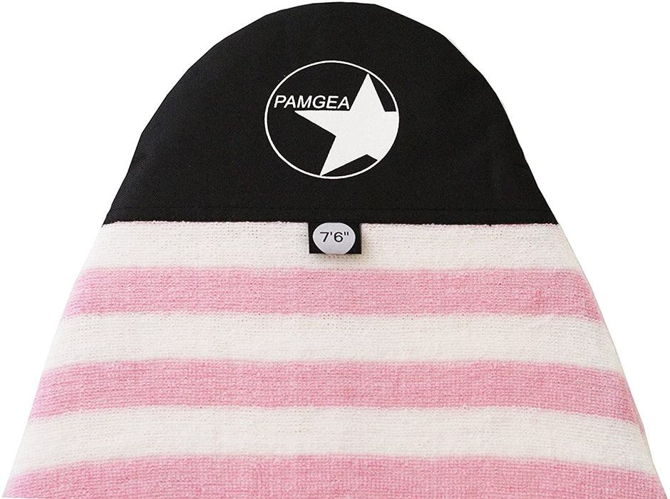 PAMGEA Surfboard Sock Cover (Pink) - Lightweight Board Bag (Shortboard, Longboard