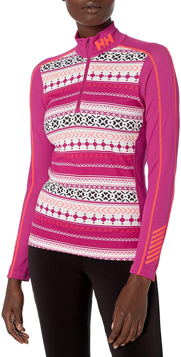 Helly-Hansen W Hh LIFA Active Graphic 1/2 Zip Baselayer Top