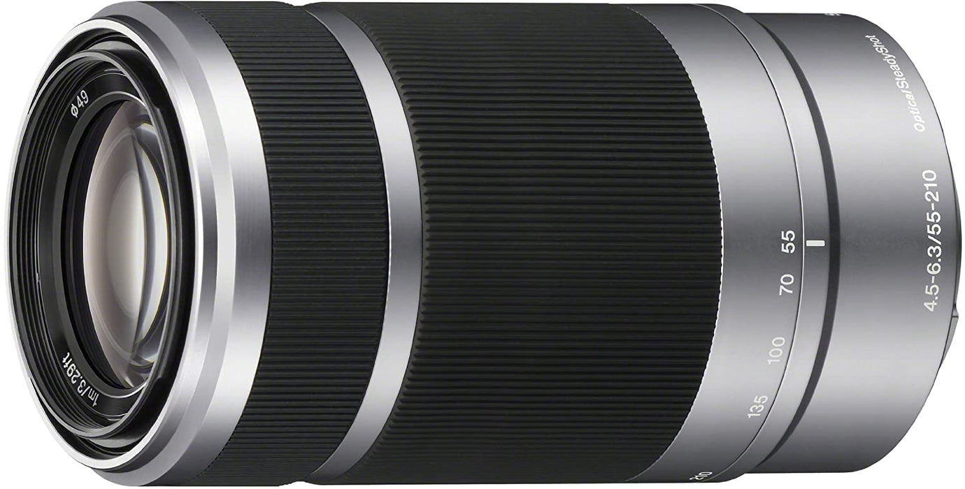 Sony E 55-210mm F4.5-6.3 Lens for Sony E-Mount Cameras (Black)