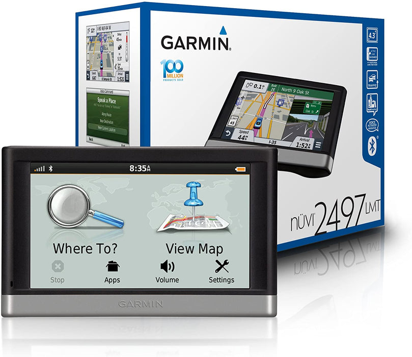 Garmin nüvi 2497LMT 4.3-Inch Portable Vehicle GPS with Lifetime Maps and Traffic