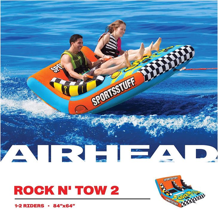Sportsstuff Rock N' Tow, Towable Tube for Boating with 1, 2, and 3 rider Options
