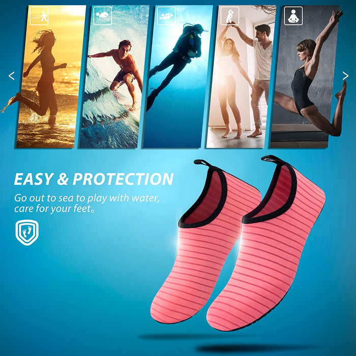 SIMARI Water Shoes Womens and Mens Quick-Dry Aqua Socks Barefoot for Outdoor Beach Swim Surf Yoga Exercise SWS001