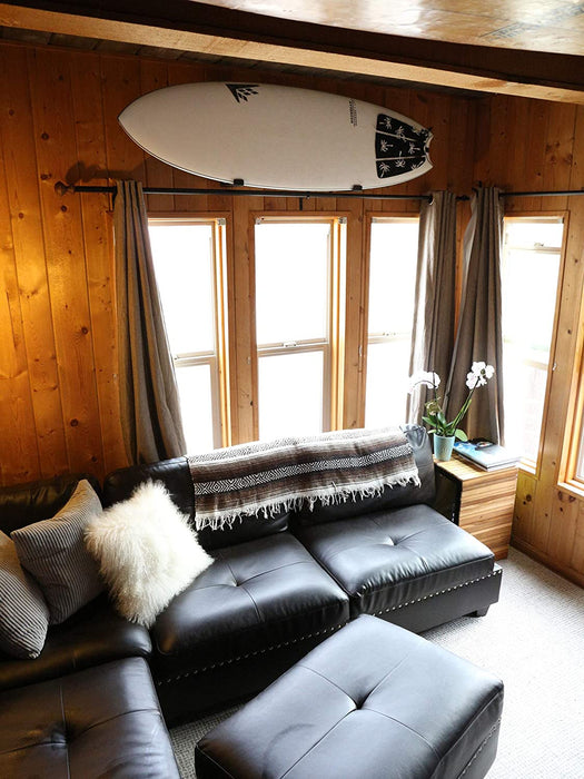 Ho Stevie! Surfboard Wall Mount - Minimalist Wall Racks for Shortboards and Longboards (Screws Included)