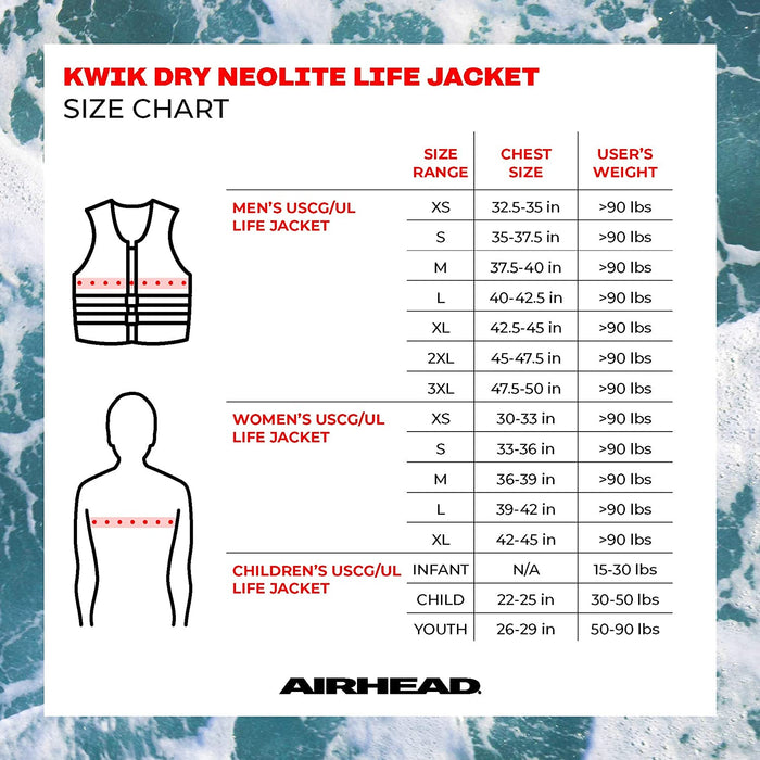 Airhead WICKED Kwik-Dry Neolite Flex Life Vest