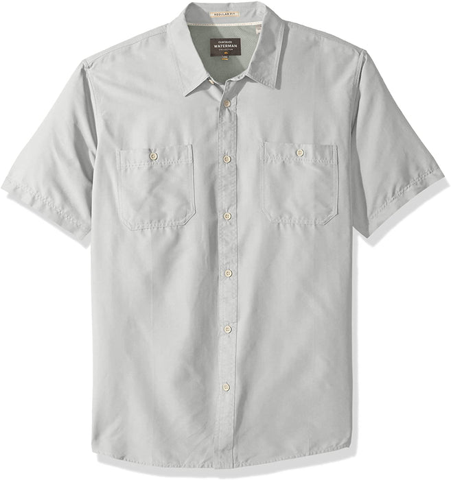 Quiksilver Men's Wake Solid UPF 50+ Sun Protection Shirt