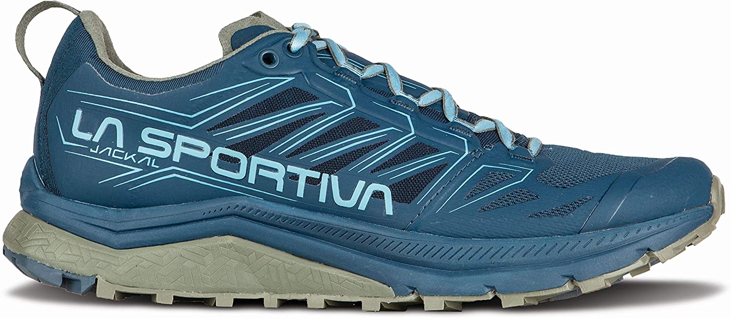 La Sportiva Jackal Mountain Running Shoe - Women's Opal/Pacific Blue 40.5