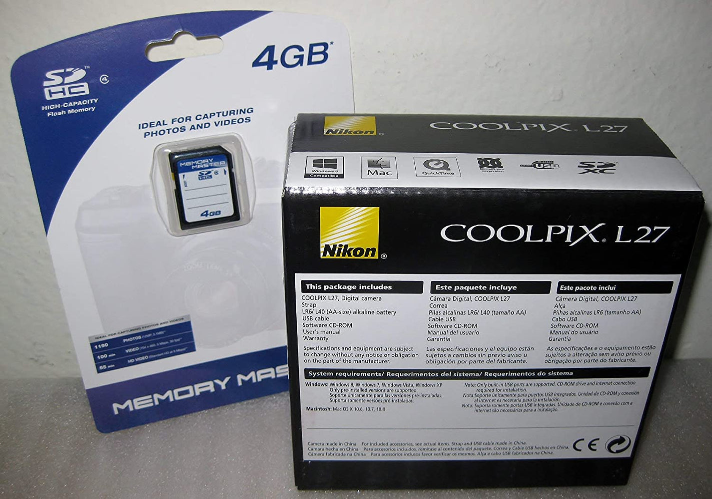 Nikon COOLPIX L27 16.1-Megapixel Digital Camera Silver