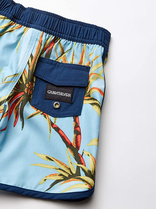 Quiksilver Boys' Little Highline Salty Palms 14 Boardshort Swim Trunk