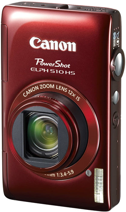 Canon PowerShot ELPH 510 HS 12.1 MP CMOS Digital Camera with Full HD Video and Ultra Wide Angle Lens (Black)