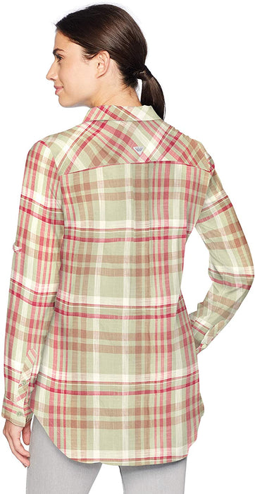 Columbia Womens Coral Springs Ii Woven Long Sleeve