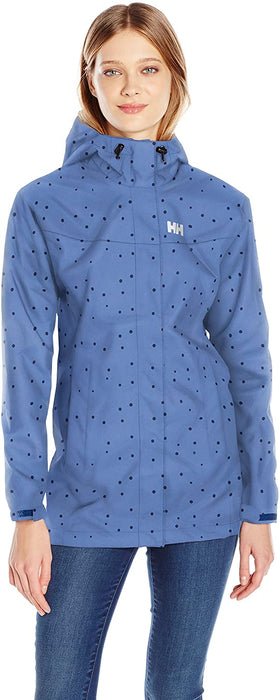 Helly Hansen Women's Bellevue Hooded Lightweight Packable Waterpoof Breathable Raincoat Jacket