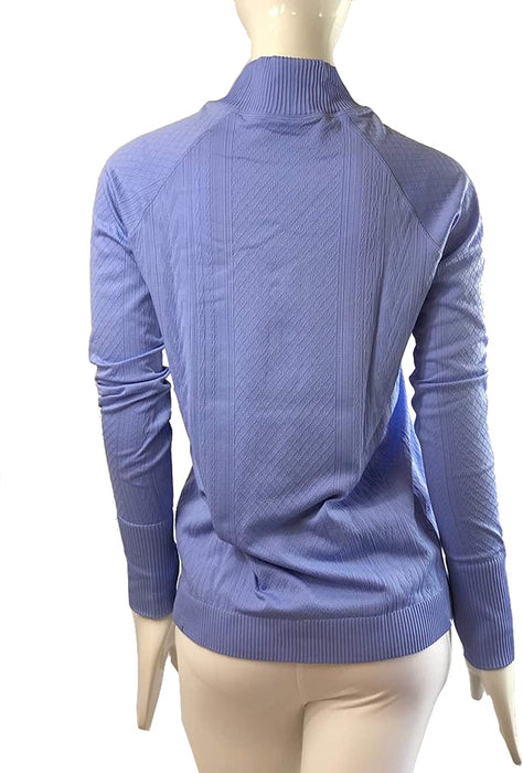 Lululemon Rest Less Mock Neck - HYGB/HYGB (Hydrangea Blue/Hydrangea Blue)