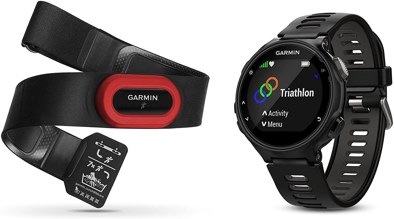 Garmin Forerunner 735XT Bundle, Multisport GPS Running Watch with Heart Rate, Includes HRM-Run Monitor