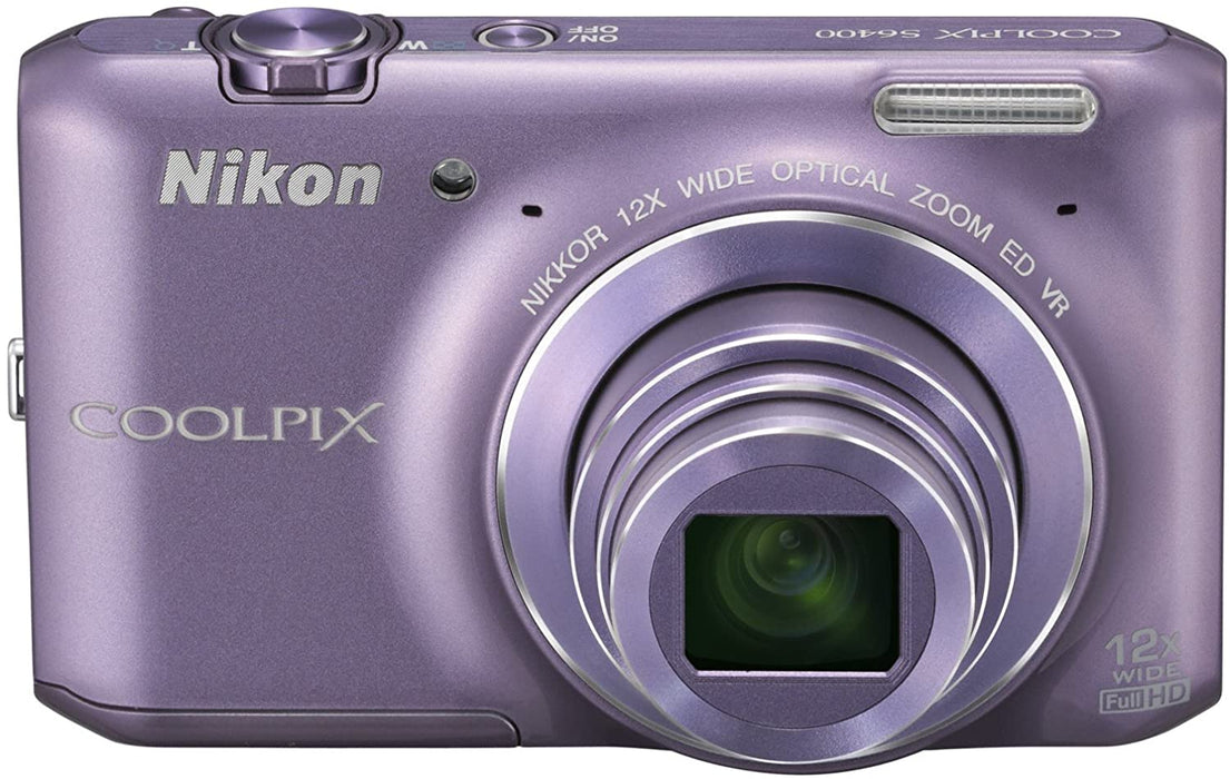Nikon COOLPIX S6400 16 MP Digital Camera with 12x Optical Zoom and 3-inch LCD (Silver) (OLD MODEL)